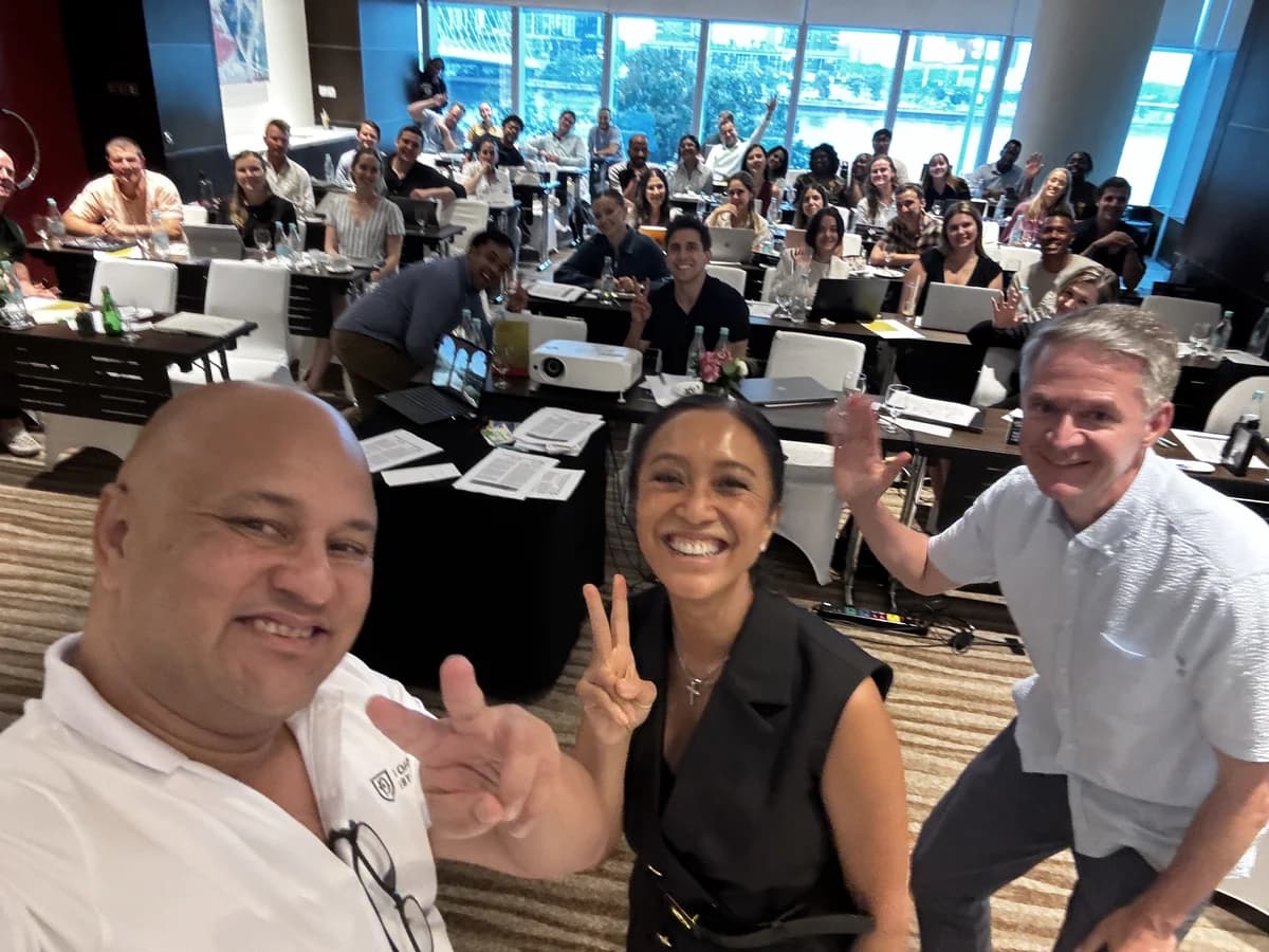 With the Georgetown Executive MBA cohort in Vietnam
